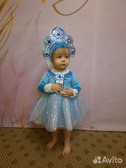 Костюм снегурочки детский