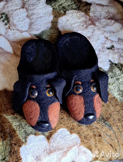 Тапочки валяные из шерсти