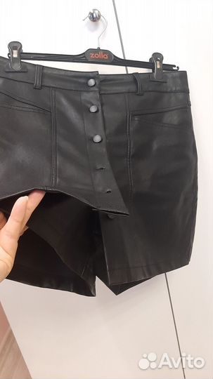 Кожаная юбка