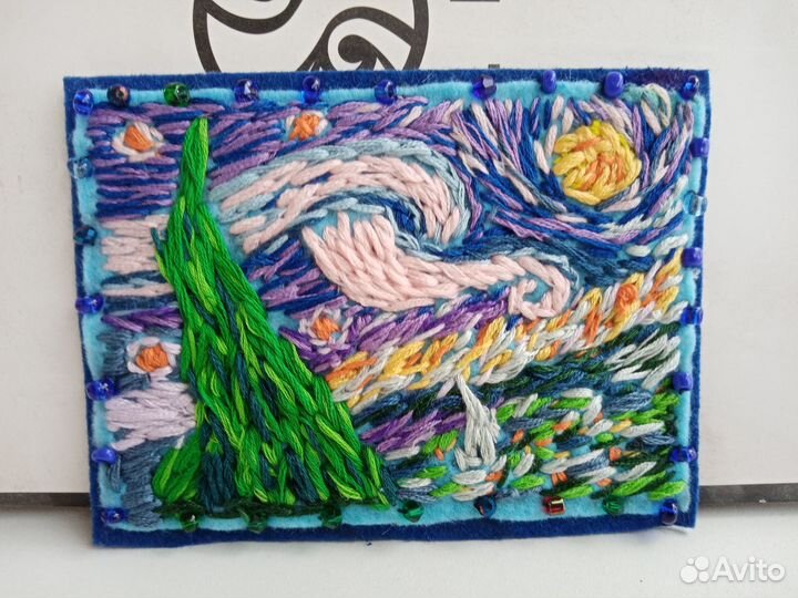 Значок Ван гог, звёздная ночь