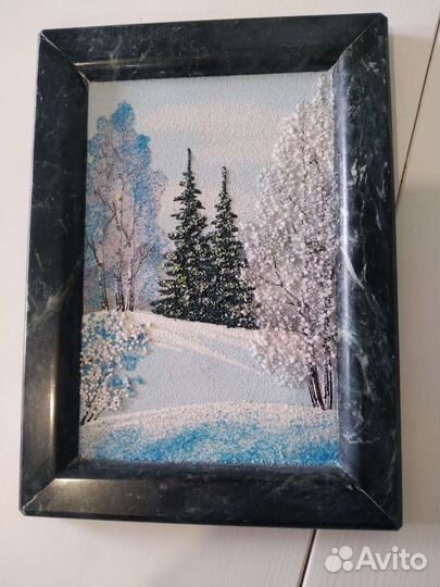 Панно из натурального камня декор для интерьера