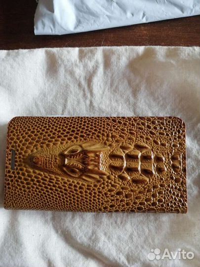 Чехол книжка новый, кожа