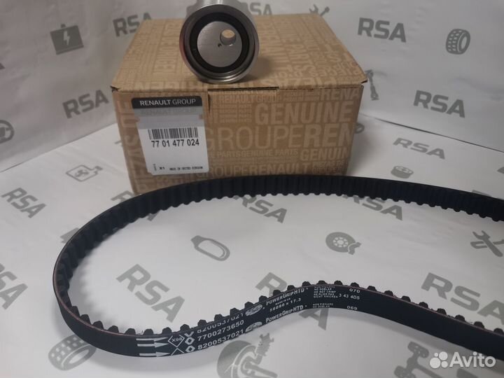 Комплект грм Логан Клио K7M K7J 7701477024