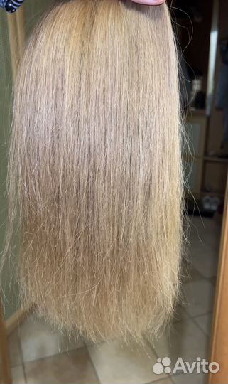 Детские русые волосы