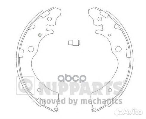 Колодки торм. J3504020 Nipparts
