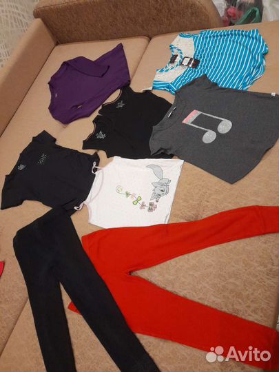 Детские вещи пакетом для девочек 122 128