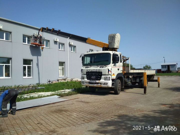 Манипулятор стрела 6т-борт9т, Авто- вышка19м