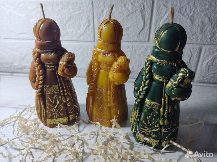 Свечи-берегини и другие из натурального воска