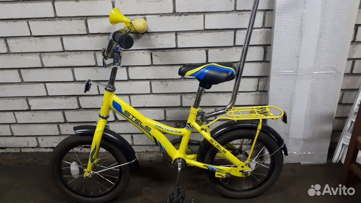 Детский велосипед Stels talisman 14 с ручкой
