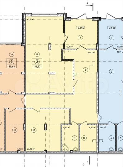 Свободного назначения, 136.23 м²