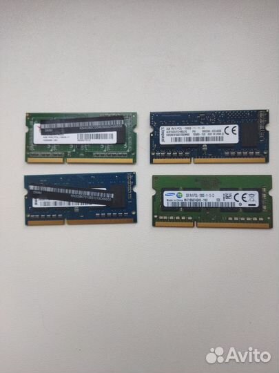 Оперативная память ddr3L 4gb 2gb для ноутбука