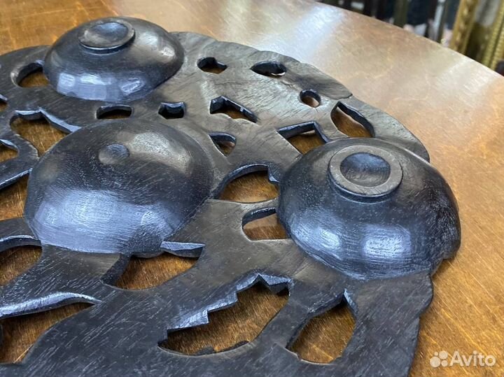 Поднос под пиалы деревянный