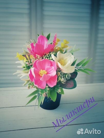 Букеты из мыла на день Учителя