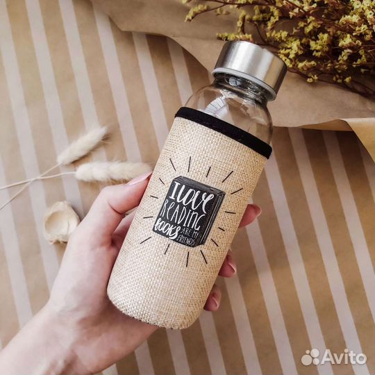 Стеклянная бутылка для напитков