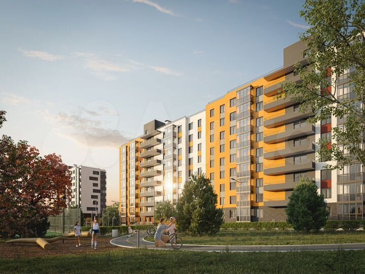 2-к. квартира, 59 м², 6/9 эт.