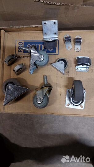 Колесики для мебели и стопоры к ним