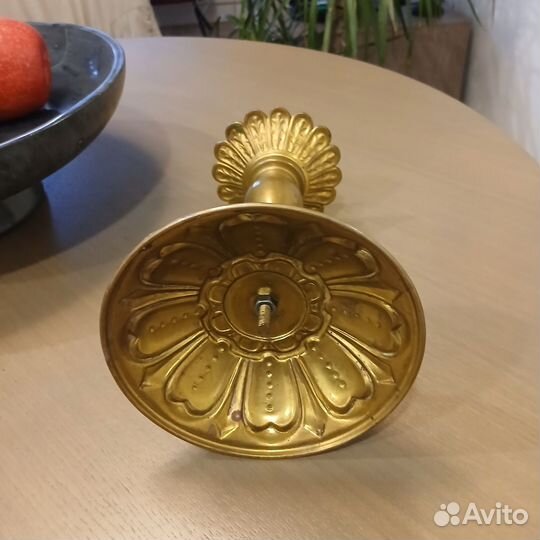 Подсвечник латунь
