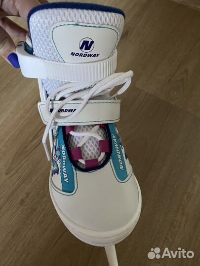 Коньки раздвижные nordway размер 31-35