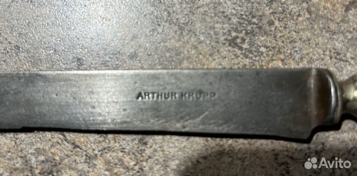 Антикварные ножи серебро металл