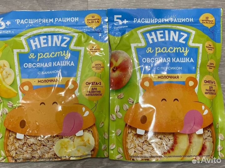 Каши молочные Heinz