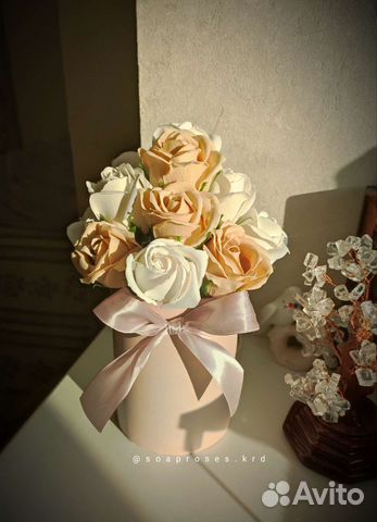 Букет маме роз. Цветы мыльные, подарок, праздник