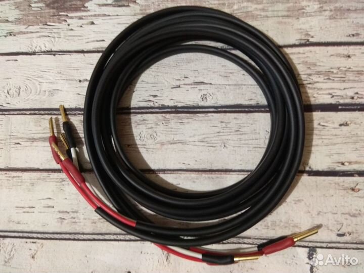 Luxman аудио кабель 2*2.5 метра, 2х3 мм2