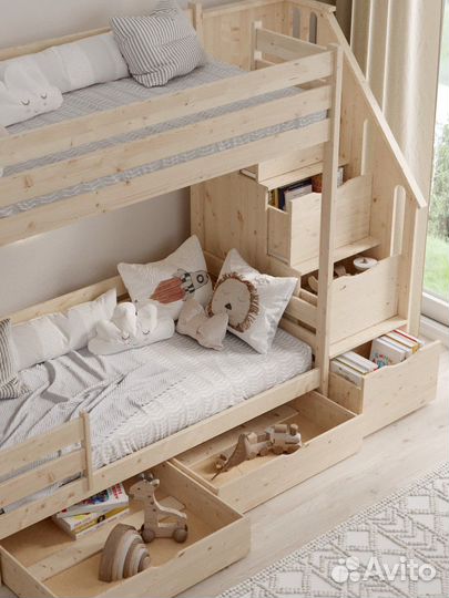 Двухъярусная кровать Lily+ 180х80 см