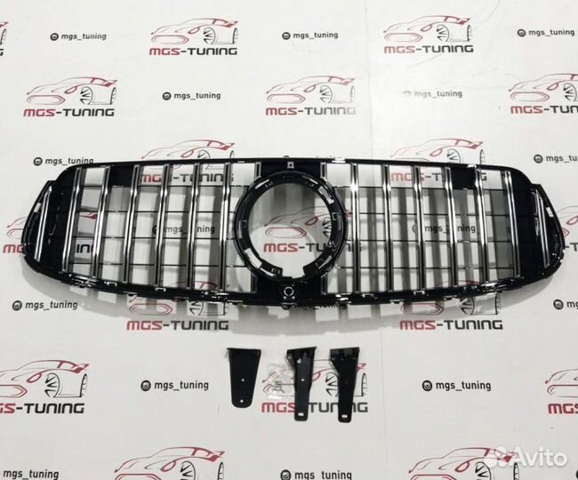 Решетка Mercedes GLC-Coupe C253 GT Chrome 2019+