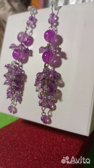 Серьги гроздочки