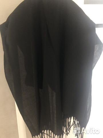 Палантин черный