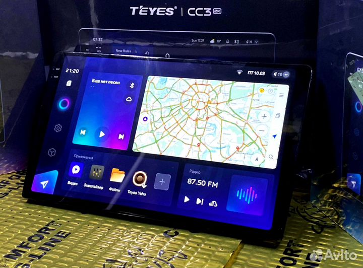Магнитола на андройде Teyes CC3 2K 4/64