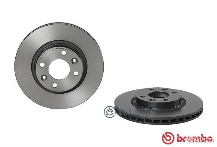 Brembo 09.C285.11 Диск тормозной передний вент. D258мм