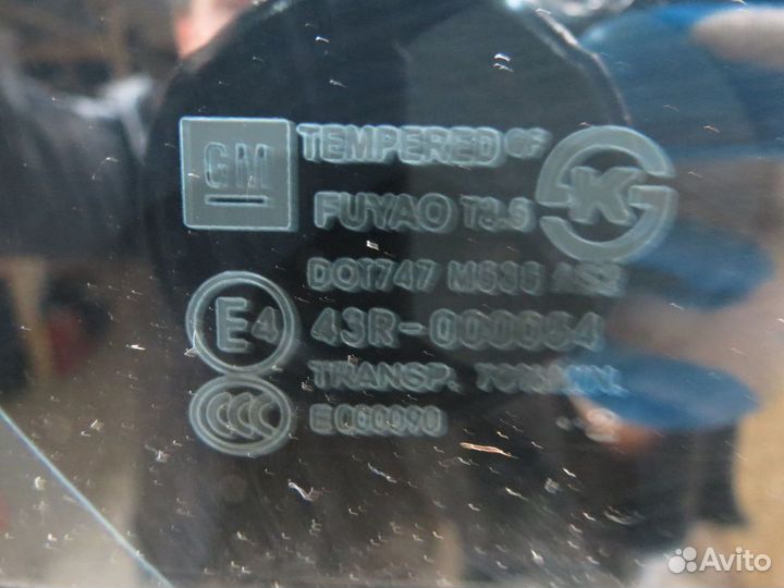 Форточка двери задняя Chevrolet Cruze