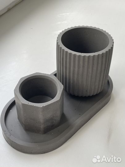 Набор подсвечников с подставкой