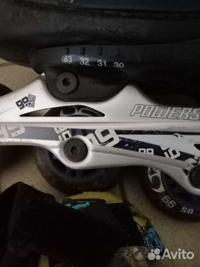 Коньки раздвижные детские размер с 30 по 33