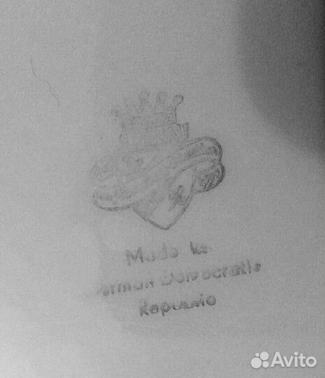 Поднос фарфоровый немецкий завода Jlmenau, винтаж