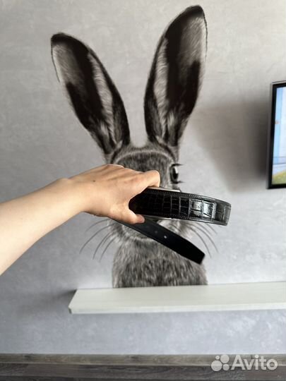 Ремень из кожи крокодила