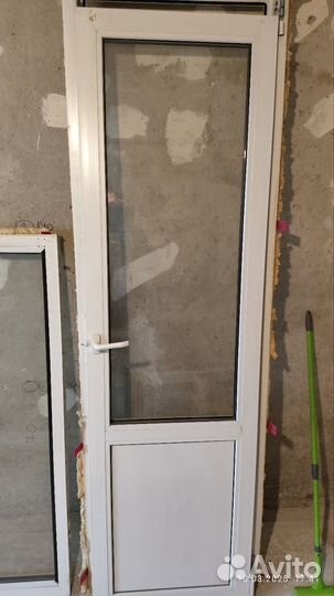 Балконная дверь с окном бу