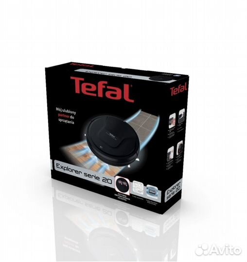 Робот-пылесос Tefal RG6825WH, черный
