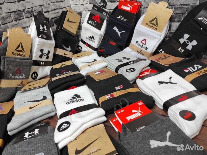 Носки Nike Adidas Reebok Puma Lacoste