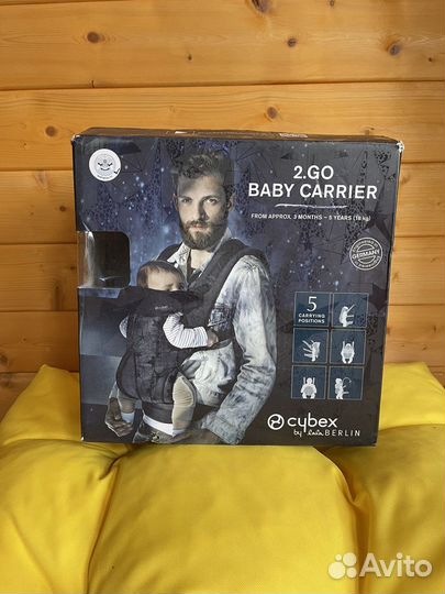 Переноска кенгуру cybex 2.go