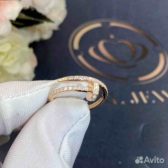 Кольцо Cartier Juste un Clou, розовое золото 0,37ct