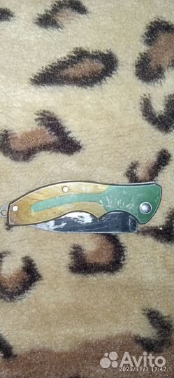 Нож складной ручной работы