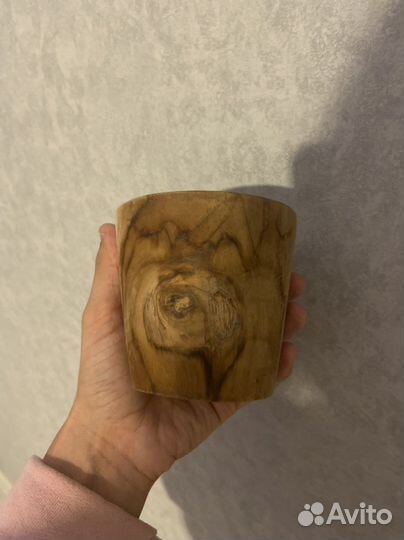 Деревянный стакан с Бали