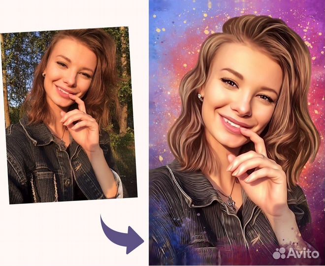 Портрет по фото на холсте Пермь за 1 день