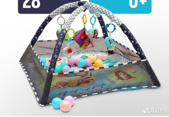 Игровой развивающий коврик, манеж, для детей