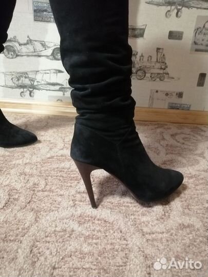 Сапоги женские ботфорты зимние 39