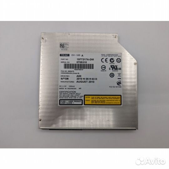 Привод DVD-RW 0vd6x0, dv-18s, 1977217a-dm, Dell La