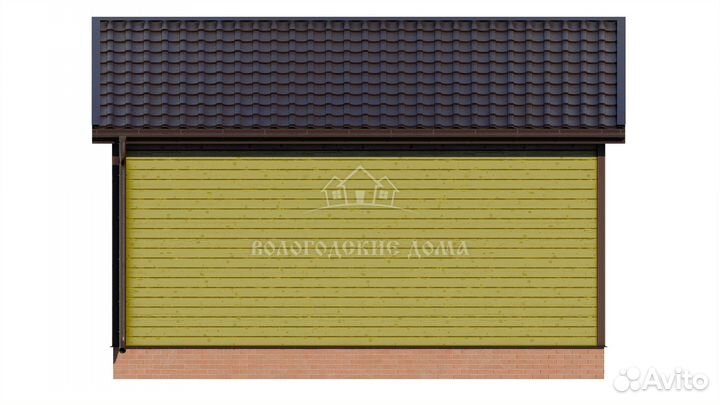 Дом из бруса 7х6 «Казань»