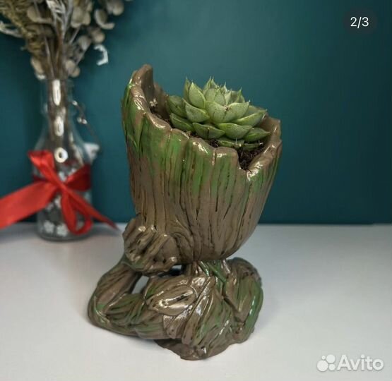 Горшок кашпо для цветов Грут